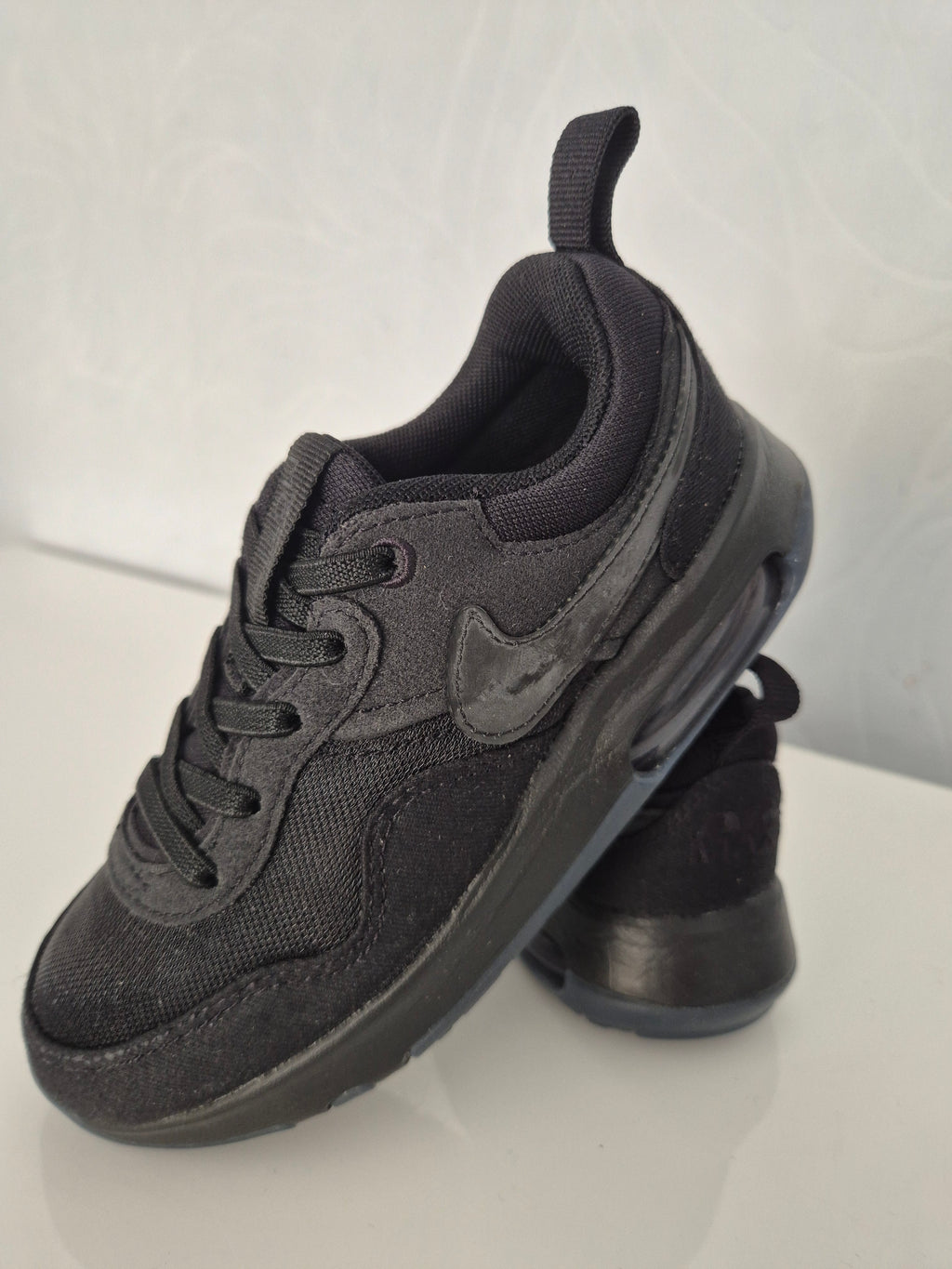 (Neue) Motif Kinder Sneaker Mädchen und Jungen Turnschuhe NIKE Air    Schwarz Gr.30