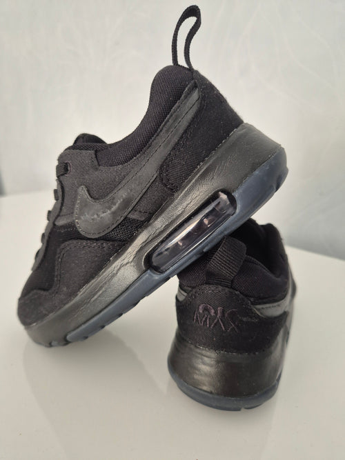 (Neue) Motif Kinder Sneaker Mädchen und Jungen Turnschuhe NIKE Air    Schwarz Gr.30