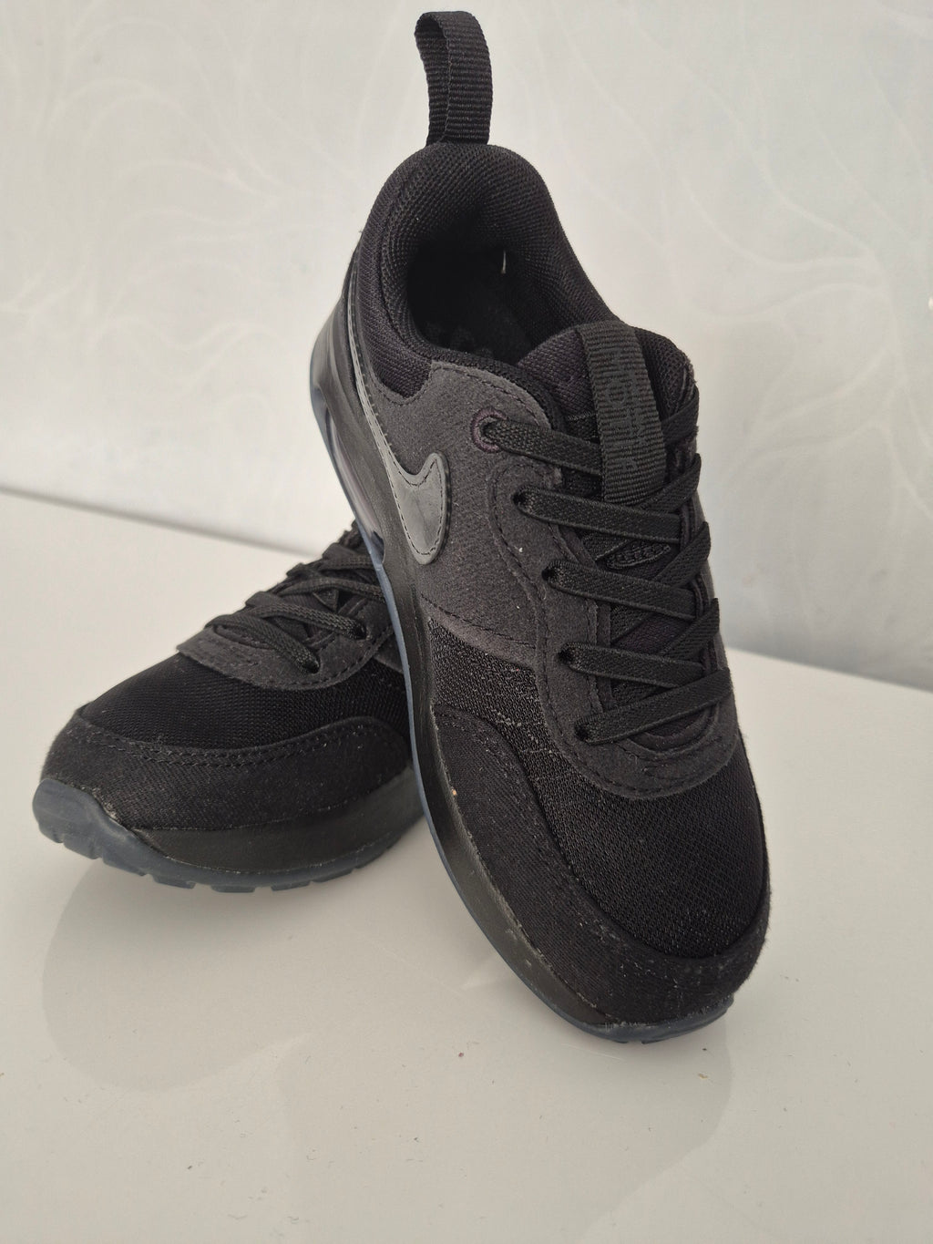 (Neue) Motif Kinder Sneaker Mädchen und Jungen Turnschuhe NIKE Air    Schwarz Gr.30
